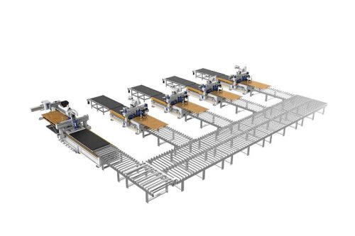 Door Panel Mould Processing Connection Line 1