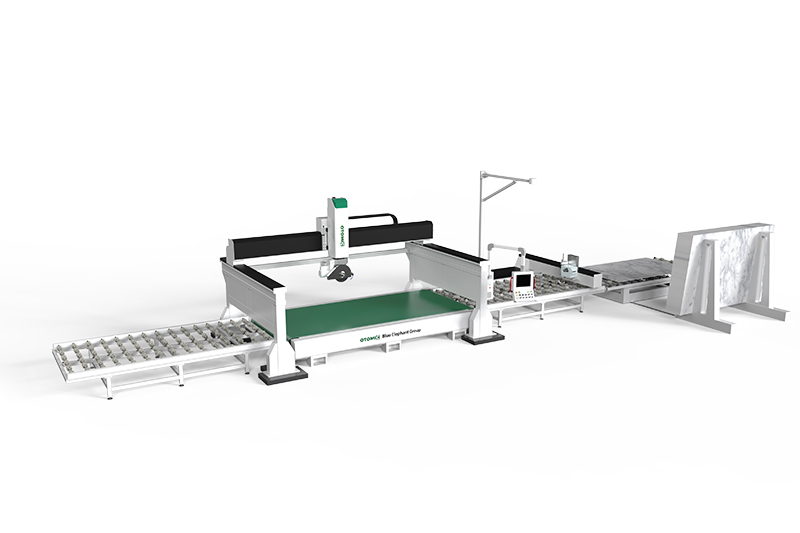five axis granite cutting line-1