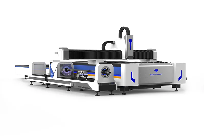 laser cutting machine for tubes with exchange platform 1
