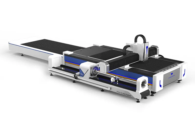 laser cutting machine for tubes with exchange platform 4