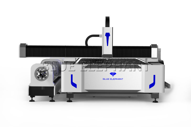 laser cutting machine for tubes with exchange platform 4